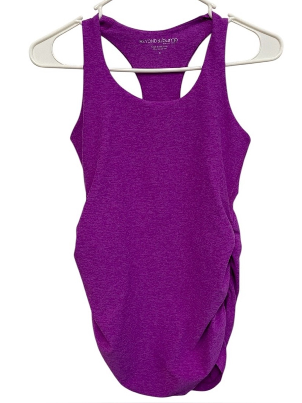 Beyond the bump beyond yoga Racerback tank purple